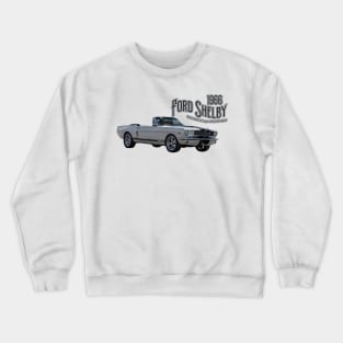 1966 Ford Shelby Mustang GT 350 Convertible Crewneck Sweatshirt